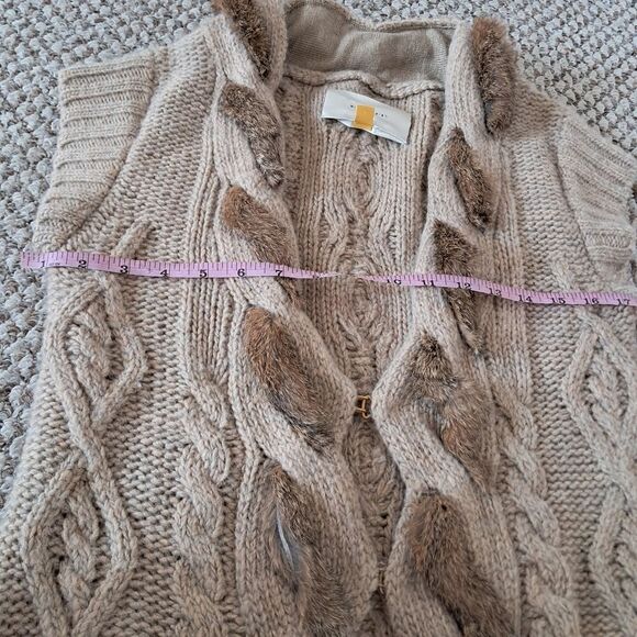 Leifsdottir Anthropologie Vest Women's Small S Wool Alpaca Fall Winter Warm Knit - Picture 5 of 10